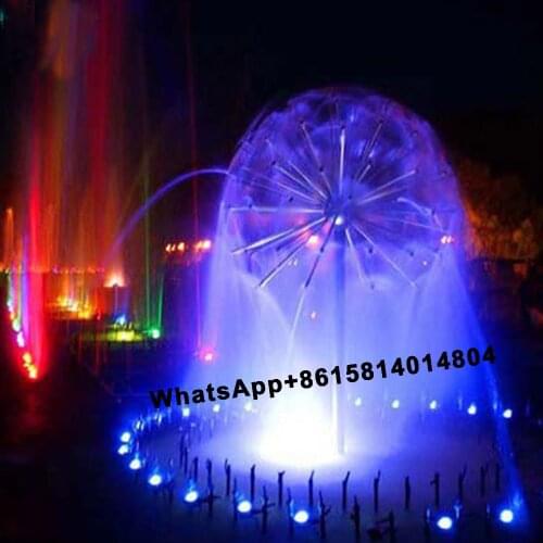 Factory Outlet high Quality Assurance 3" DN80 brass crystal ball dandelion fountain nozzle Landscape Water Pool nozzle
