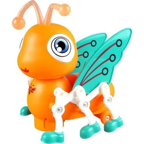 066B Funny Electric Animal Novelty Mini Bee Music Dancing Creative Supplies Kids Relieve Boredom