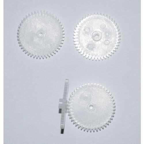 10/100pcs OD24/2mmhole/46 tooth 0.5M plastic motor gear/spur gear/rc car/DIY toys parts/technology model/baby toys/462A