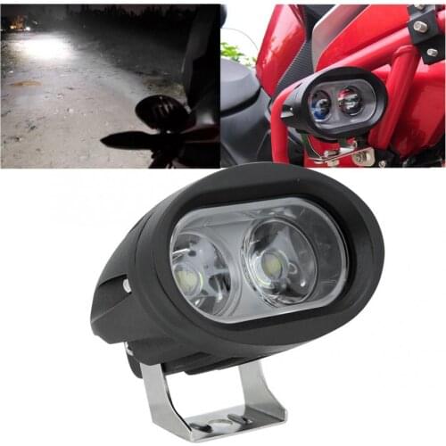 2Pcs 10-30V DC LED Stop Beam Work Light Pods Combo Driving Lamp Fit for ATV SUV 4D 20W White Light Car Styling White Light