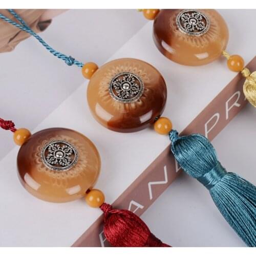 2Pcs/Pair Jade Cord Small Key Tassel Fringe Curtain Accessories DIY For Valance Tablecloth Cushion Sofa Key Tassels Tie Back