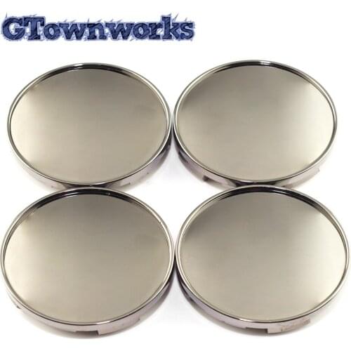 4Pcs 60mm Wheel Center Hub Dust Cover For A4 A6 S6 #670025694 #4B0601170 Car Accessories