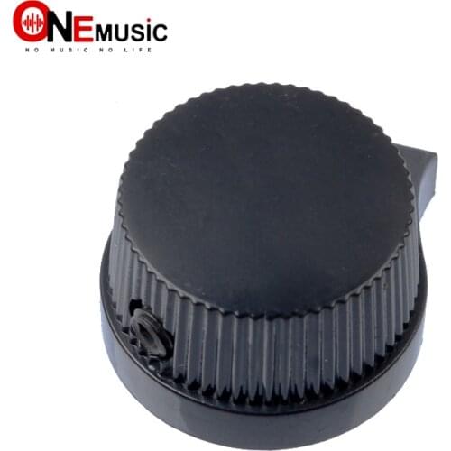4pcs 6.4mm 1/4" Shaft Guitar Effects Pedal Pointer Knob Black