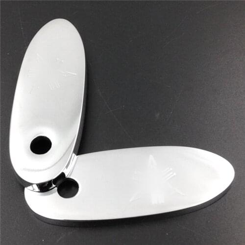 Aftermarket free shipping motor parts fit for Yamaha FZR600 YZF600R R6 YZFR6 R6S R1 YZFR1 Mirror Block Off base Plates CHROME