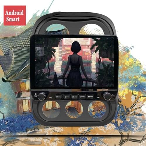 2Din Android 10.0 Car Radio For JEEP Compass Patriot Mk 2010 - 2013 2014 2015 2016 Multimedia Stereo DVD Player Navigation GPS