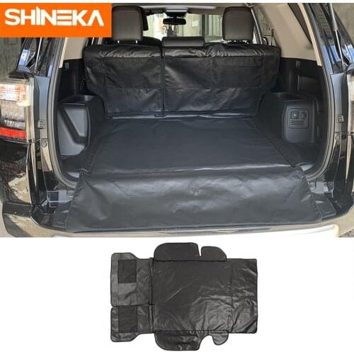 SHINEKA Stowing Tidying For Toyota 4Runner 2014+ Car Trunk Pet Seat Cover Mat Protection Accessories For Toyota 4Runner 2014
