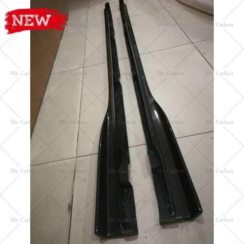FOR HIACE 200 2005-2018 SAD STYLE CARBON FIBER GLASS SIDE SKIRT TRIM BODY KIT TUNING PART FOR HIACE FRP SIDE SKIT RACING