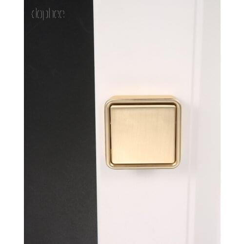 Dophee 1pc single hole Cabinet Handles zinc alloy Kitchen Cupboard Pulls Drawer Knobs Door Furniture Handle Hardware