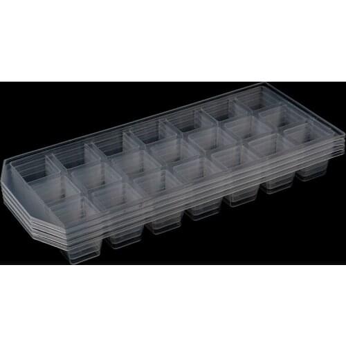 Summer 21Grid Ice Cube Pudding Maker Mold Refrigerator Ice Mould Tray Tool Soft Plastic Bar Kitchen Tools Gadgets 1PC