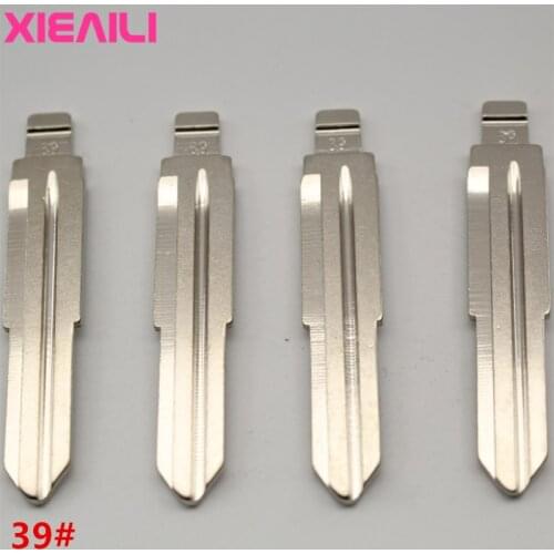 XIEAILI 20Pcs 39# Metal Blank Uncut Flip KD Remote Key Blade For Buick Excelle For Chevrolet Lova S200