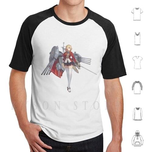 Prince Of Wales T Shirt Men Cotton Azur Lane Prince Of Wales