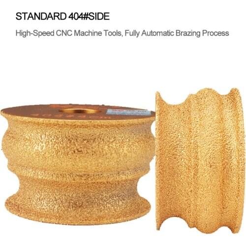 MX Diamond European Style 404 Edge Grinding Wheel Marble Quartz Stone Trimming Grinding Discs Dry And Wet Brazing Grinding Wheel