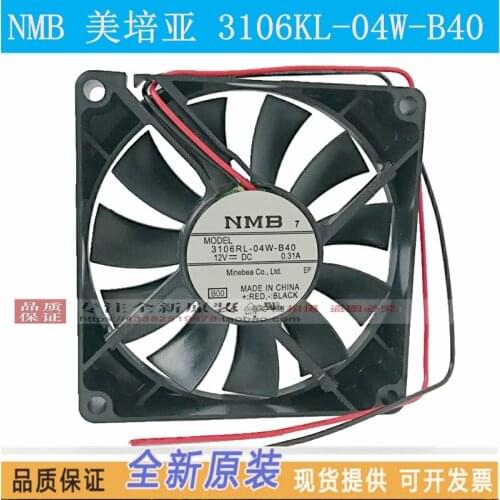NEW NMB-MAT NMB 3106RL-04W-B40 8015 12V 8CM Ultra-thin silence cooling fan