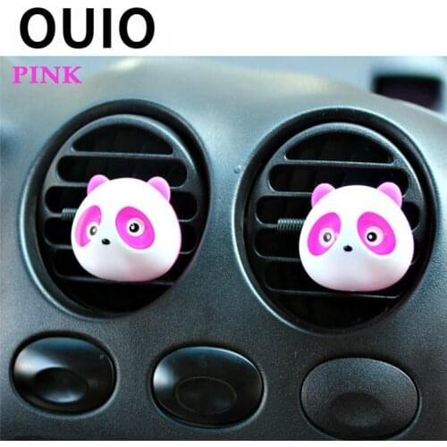 2Pcs Car Air Freshener Car Outlet Perfume Cute Panda Eyes For Toyota RAV4 Subaru XV Chevrolet Cruze Aveo sail Saab Dacia Duster