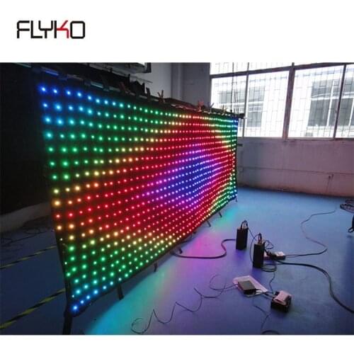 Party decoration dj mixer controller P80mm disco lights led video screen 1.5m*4m wedding dj equipment
