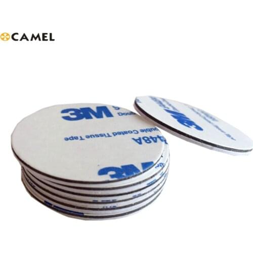RFID 125KHz 25mm T5577 3M Sticker Rewritable Coin Tag For Copy Round Tag PVC Material