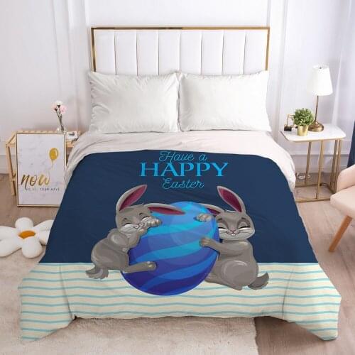 Luxury Duvet cover Quilt/Blanket/Comfortable Case Single Double Queen King Bedding 140x200 240x220 240x260 Eastey rabbit