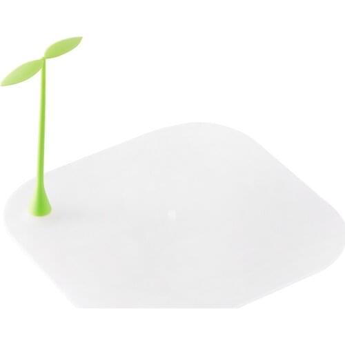 Small bean sprouts cute bean sprouts shape sewer floor drain anti-odor mat silicone anti-insect anti-odor floor drain cover