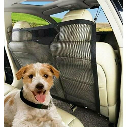 Universal Car Pet Dog Barrier Guard Adjustable Safety Travel Dog Safety Mesh