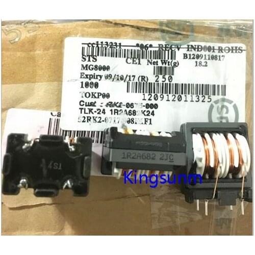 Free shipping 10pcs ET24-6.8MH 1R2A682K24 vertical common mode inductive choke coil foot 10*13