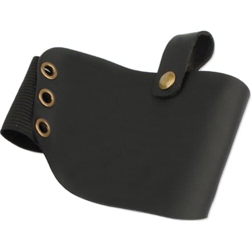 Motorcycle Gear Shift Pad Leather Shifter Guards Shoes Boots Scuff Protector