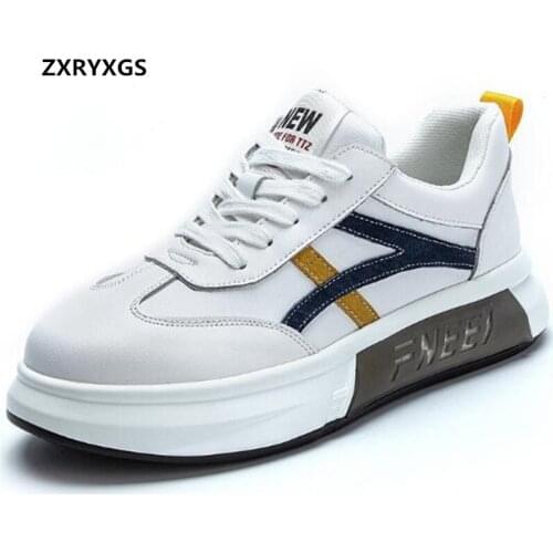 2021 New Fashion Spell Colors Genuine Leather Shoes Platform Wedges Casual Sneakers Large Size Winter Warm Shoes Woman Shoes