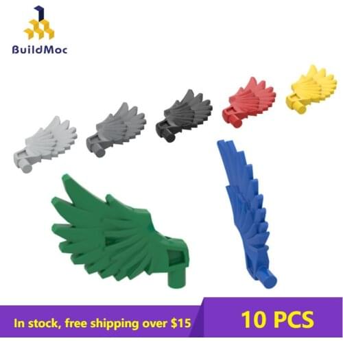 10PCS MOC Bricks Bricks 11100 Wing 11100 For Building Blocks Parts DIY Construction Christmas Gift Toy For children