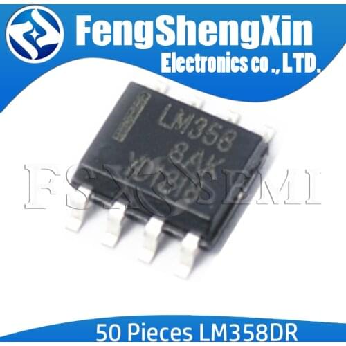 50pcs LM358DR SOP8 LM358 SOP LM358DT SOP-8 SMD LM358DR2G DUAL OPERATIONAL AMPLIFIERS IC