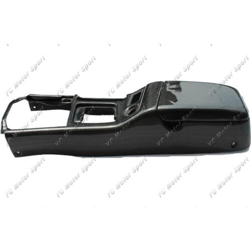Car Accessories Carbon Fiber Center Console Holder Surround Armrest Fit For 1989-1994 180SX RPS13 S13 PS13 RHD Central Console