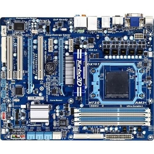 Used 880G AM3 AM3+ motherboard for Gigabyte GA-880GA-UD3H 880GA-UD3H DDR3 solid-state USB3.0 SATA3