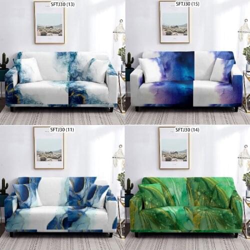 Colored marble sofa covers for living room Cushion cover corner sofa cover Plaid Sofa cover Sofa sofa cover l shape bench cover