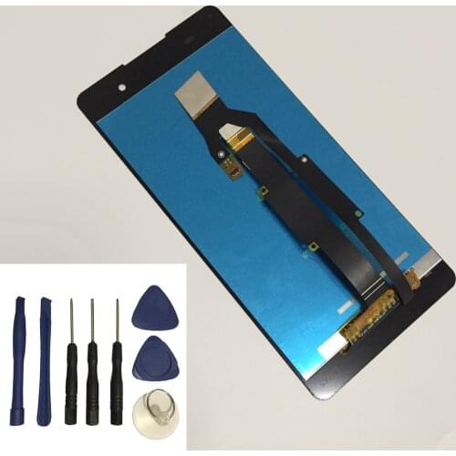 For SONY Xperia E5 F3311 F3313 Black / White Touch Screen Panel Digitizer + LCD Display Monitor Module Assembly + Free Tools