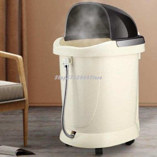 Foot bath high and deep barrel over the knee heating electric massage foot bath over the calf