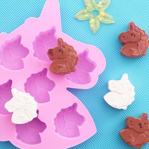 6 even Licorne incense plaster mold outlet incense mold chocolate mold XG272