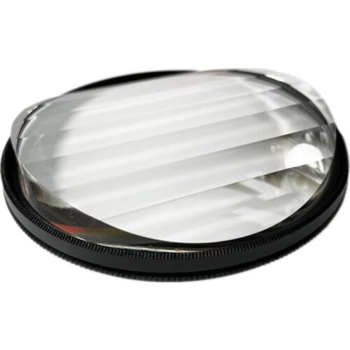 Photography Foreground Blur Film and Television Props 77mm Linear Glass Prism SLR Accessories Filter