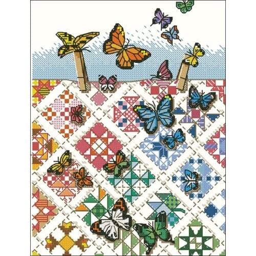 Cotton genuine long-staple cotton from Egypt with a butterfly needle-free on the package Patchwork Quilt