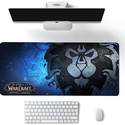 World of Warcraft Gaming Mousepad Speed Locking Edge WOW Large Natural Rubber Waterproof Game Desk keyboard mouse pad gift