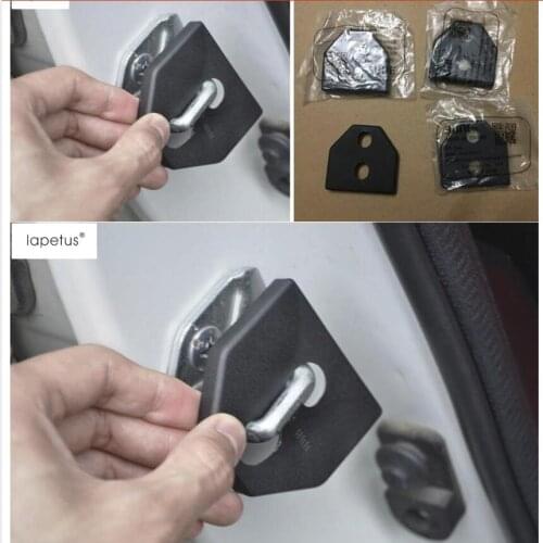 Lapetus Interior For Subaru Forester / XV / Outback 2013 - 2018 Car Door Lock Buckle Plastic Protective Cover Kit Accessories