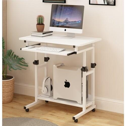 Lazy computer desktop table lifting movable household bedside table simple student bed desk bedroom small table