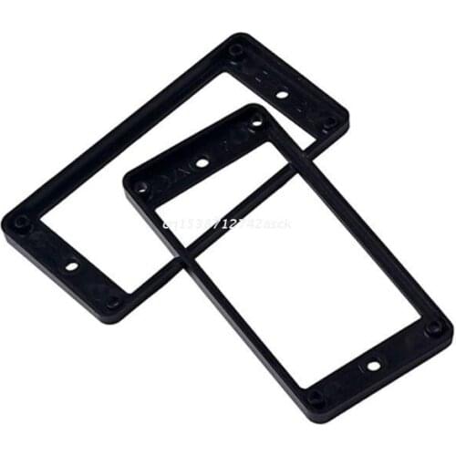 Metal Humbucker Cover Pickup Covers Mounting Ring Curved Tapered for LP Electric Guitar Accessories Dropship