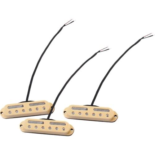 3 Pieces Standard Guitar SSS Single Coil Pickup Neck Middle Bridge Set