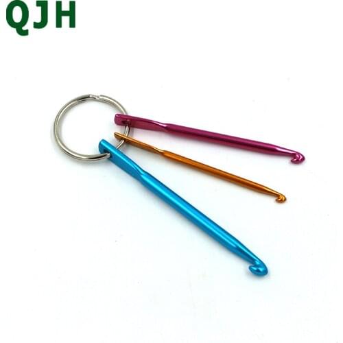 New 3 pieces / set Convenient to carry metal hook crochet aluminum knitting machine knitting DIY craft knitting accessories