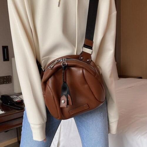 2021 New Design Messenger Bag Multifunctional Leather One-Shoulder Bag Exquisite Female Retro Crossbody Bag