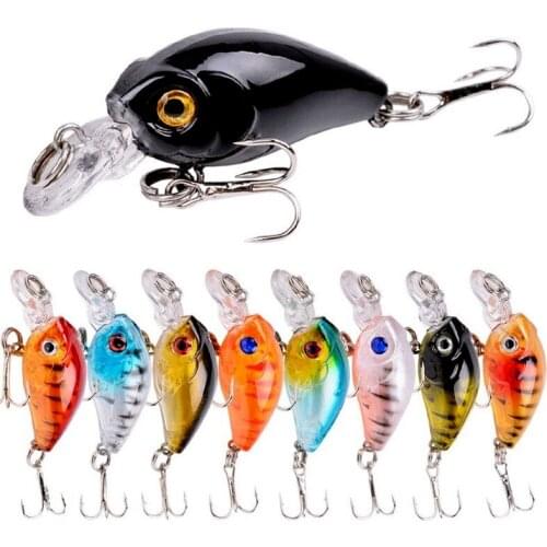 1PCS45mm4g Topwater Swim Fish Fishing Lure Hard Bait45mm/4g Artificial Bait Wobbler Minnow Fishing Crankbait Lure Fishing tackle