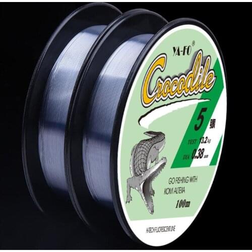 100m Fishing Line Super Strong 100% Nylon Transparent Not Fluorocarbon Fishing Tackle Outdoor Accessories