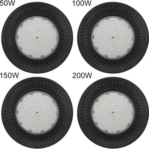 50/100/200W LED Garage Light High Bay Light Industrial Commercial Bay Lighting for Warehouse Workshop 14000LM 220V