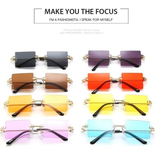 Zilead Fashion Womens Glasses Vintage Small Square Sunglasses UV400 Sunglasses Street Glasses Colorful Sunglasses For Ladies