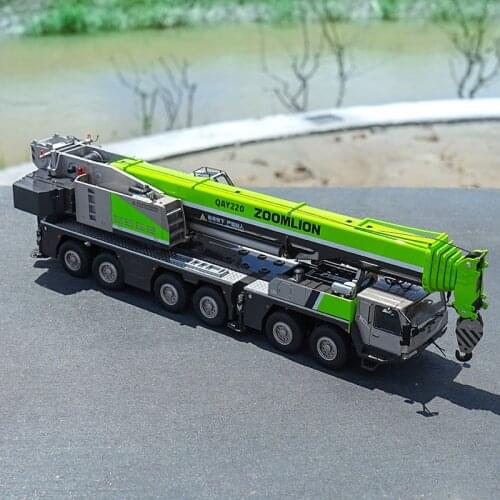 1/50 scale Zoomlion crane car die-casting alloy engineering car model adult children collection gift indoor display