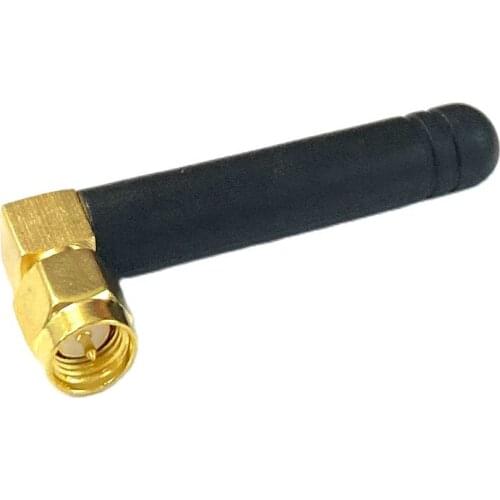1PC 315Mhz Antenna 2dBi with SMA Male Right Angle Connector Omni Remote Antenna 50mm Long