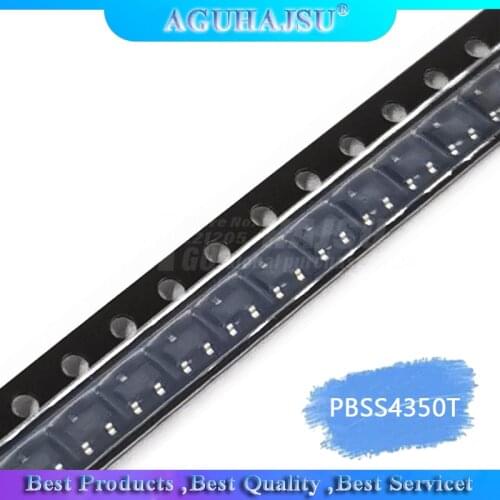 10PCS PBSS4350T Mark ZCW SOT23 SOT-23 3A 50V NPN low VCEsat (BISS) transistor